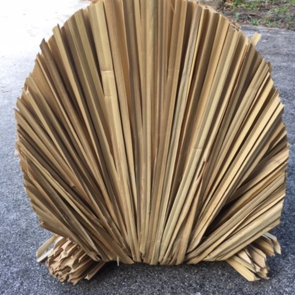 Vintage Handmade Corn Husk TURKEY Fall Table Center Piece Decoration 16.5x13.5 - Picture 6 of 12